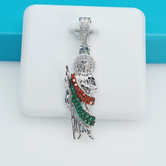 "925 Sterling Silver CZ Beautiful Pendant for Women, 1USPAR4066 - Picture 1 of 11